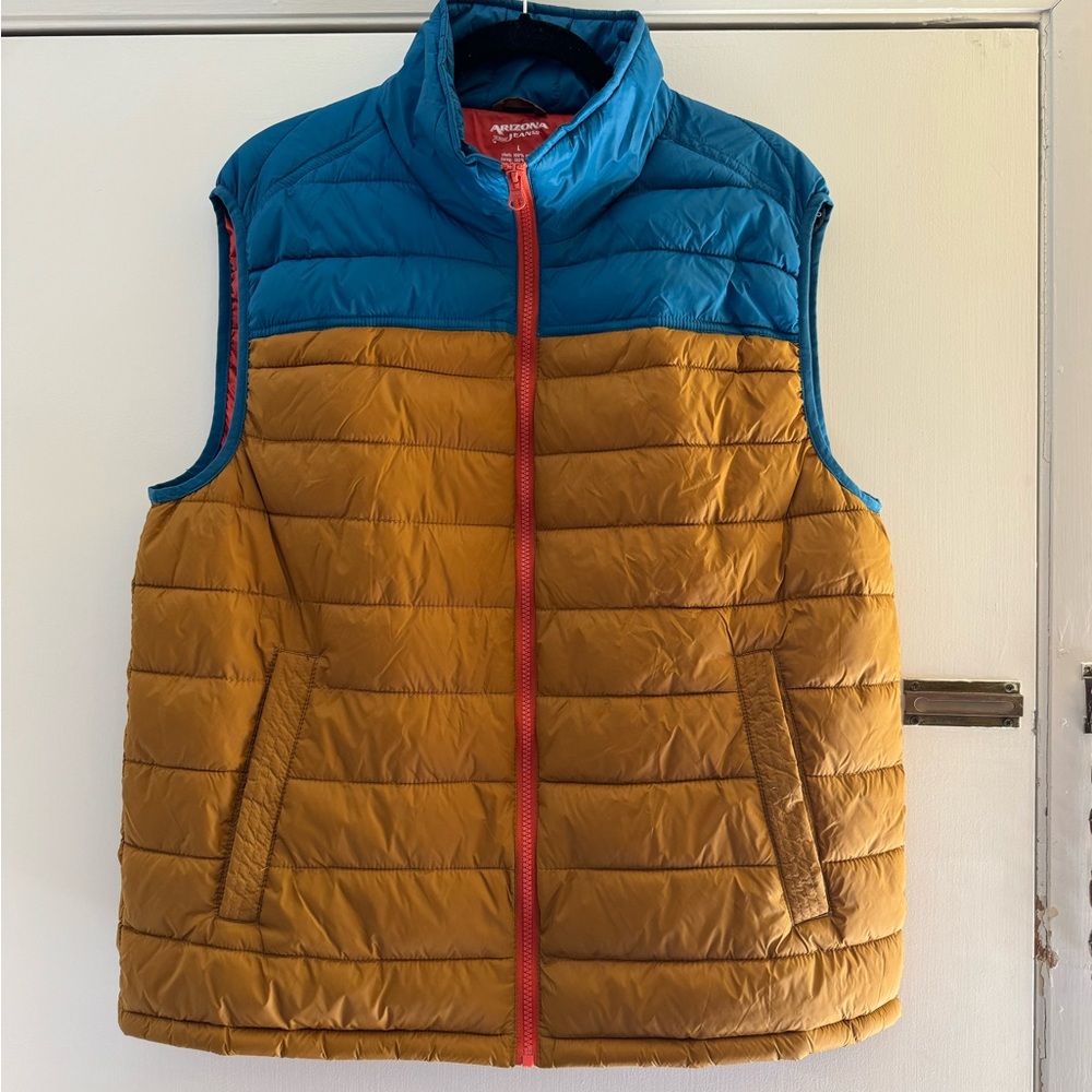 Colorblock Puffer Vest